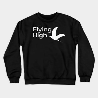 Flying High White Bird Crewneck Sweatshirt